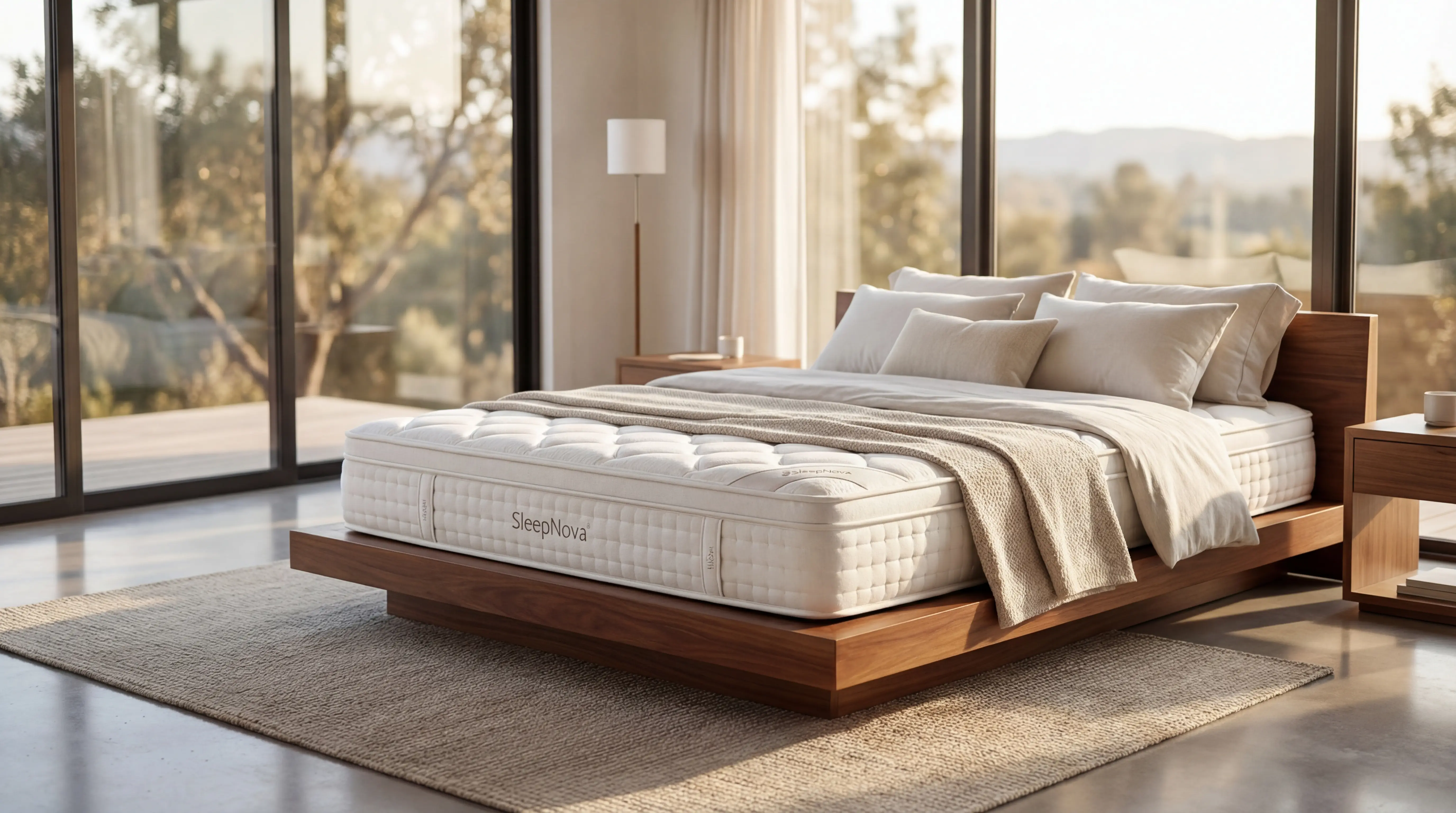 SleepNova mattress manufacturing workshop in Foshan
